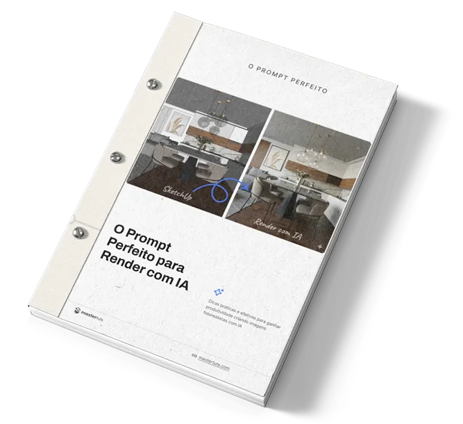 Capa do ebook O Prompt Perfeito para Render com IA
